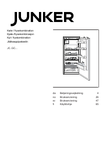 Käyttöohje Junker JC40GCSE0 Jääkaappi