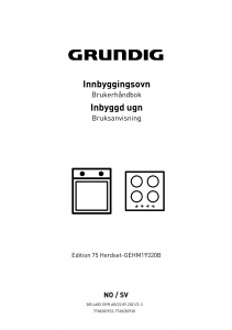 Bruksanvisning Grundig GEHM 19320 B Komfyr