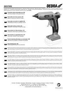 Manual Dedra DED7052 Pistol de lipit