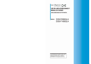 Manual de uso Daewoo DOB-F1466GLH Aire acondicionado