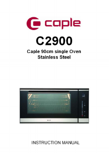 Manual Caple C2900 Oven