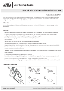 Handleiding CareCo DL07001 Hometrainer