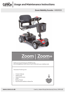 Handleiding CareCo Zoom Scootmobiel