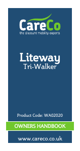 Manual CareCo Liteway Rollator