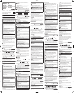 Mode d’emploi Casio DE-12E Calculatrice