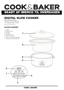 Brugsanvisning Cook & Baker 100398062 Slow Cooker