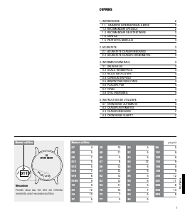 Manual Edox 40101-37RC-BEBR Les Vauberts Annual Calendar Ceas de mana