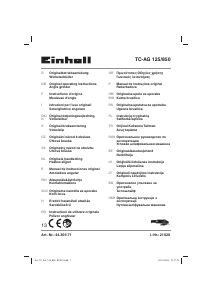 Manual Einhell TC-AG 125/850 Polizor unghiular