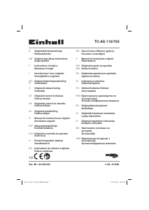 Manual Einhell TC-AG 115/750 Rebarbadora