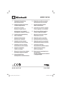 Manual Einhell AXXIO 18/125 Polizor unghiular