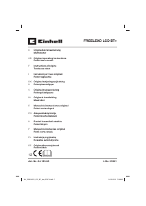 Manual Einhell FREELEXO 500 LCD BT+ Corta-relvas