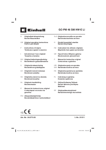 Bedienungsanleitung Einhell GC-PM 46 SM HW-E Li Rasenmäher