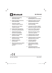 Manual de uso Einhell GC-PM 46/3 Cortacésped