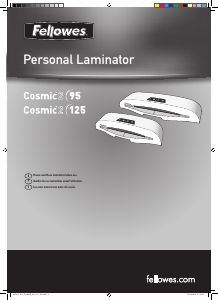 Manual Fellowes Cosmic 2 125 Laminator