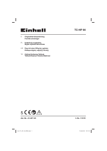 Instrukcja Einhell TC-HP 90 Myjka ciśnieniowa