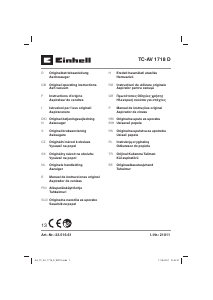 Manual Einhell TC-AV 1718 D Aspirator