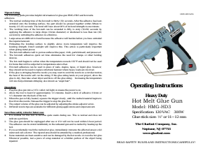 Manual Gluefast HMG-HD3 Glue Gun