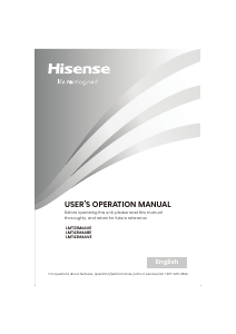 Manual de uso Hisense LMT43M6ABE Frigorífico combinado