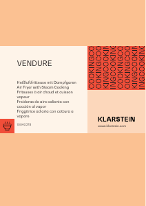 Mode d’emploi Klarstein 10040278 Vendure Friteuse