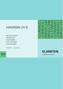 Handleiding Klarstein 10041823 Havasia UV 6 Vaatwasser