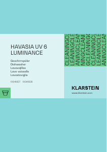 Manual de uso Klarstein 10041827 Havasia UV 6 Luminance Lavavajillas