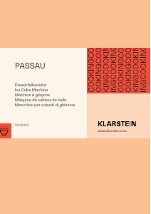 Manuale Klarstein 10041343 Passau Macchina per cubetti di ghiaccio