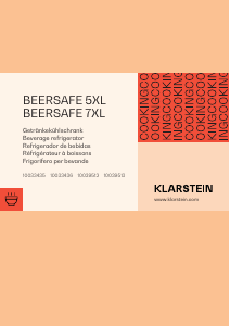 Mode d’emploi Klarstein 10039513 Beersafe Réfrigérateur