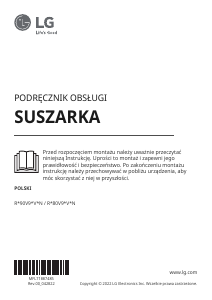 Instrukcja LG RC90V9PV2N Suszarka