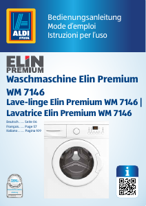 Bedienungsanleitung ELIN WM 7146 Waschmaschine