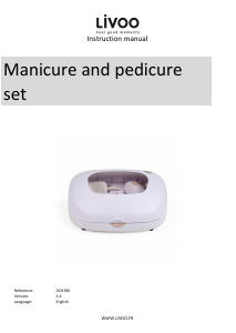 Manual Livoo DOS190 Manicure-Pedicure Set