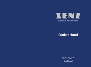 Manual Senz SH310W20 Cooker Hood
