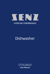 Manual Senz STD52W20 Dishwasher