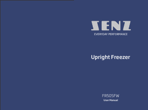 Manual Senz FR505FW Freezer