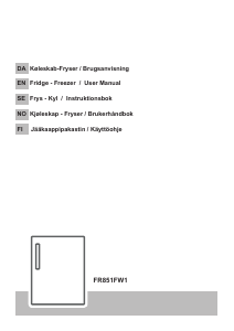 Handleiding Senz FR851FW1 Koelkast