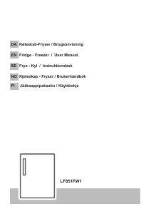 Handleiding Senz LF851FW1 Koelkast