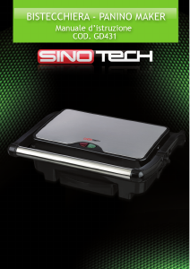 Manuale Sinotech GD431 Grill a contatto