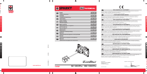 Manual de uso Sparky BM2 1380CE Plus Mezclador de cemento
