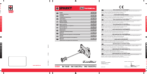 Manual de uso Sparky BM2 1060CE Plus Mezclador de cemento