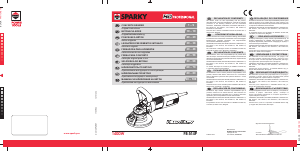 Manual Sparky FB 514P Concrete Grinder