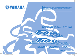 Bedienungsanleitung Yamaha JOG50R (2013) Roller
