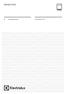 Manuale Electrolux RDH3677GFE Asciugatrice