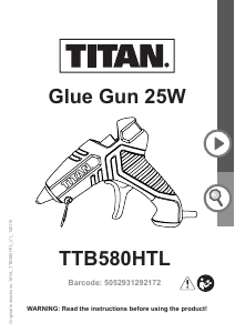 Handleiding Titan TTB580HTL Lijmpistool