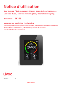 Mode d’emploi Livoo SL258 Station météo