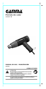 Manual de uso Gamma HG015 Decapador por aire caliente
