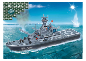 Manual Banbao set 8413 Army Landing ship