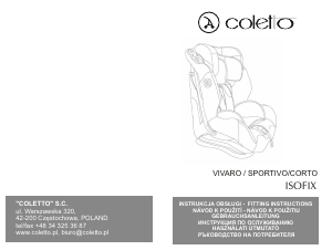 Manual Coletto Vivaro Car Seat