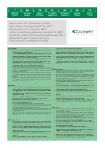 Manual de uso Comelit 8461V Intercomunicador