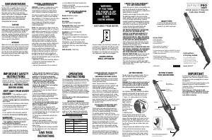 Manual de uso Conair CD253T Moldeador