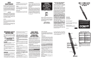Manual de uso Conair 2015RG Moldeador