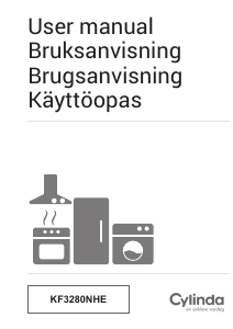 Brugsanvisning Cylinda KF 3280NHE Køle-fryseskab